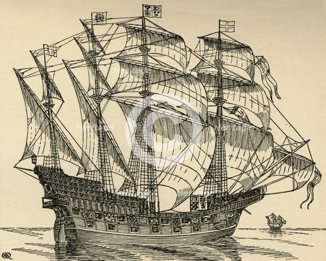 'The Ark Royal', (1931).  Artist: Charles Henry Bourne Quennell.