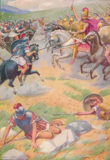 The armour of Pyrrhus was richer and more beautiful than that of his soldiers c1912 (1912). Creator: Ernest Dudley Heath