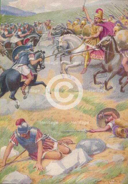 'The armour of Pyrrhus was richer and more beautiful than that of his soldiers', c1912 (1912). Creator: Ernest Dudley Heath.