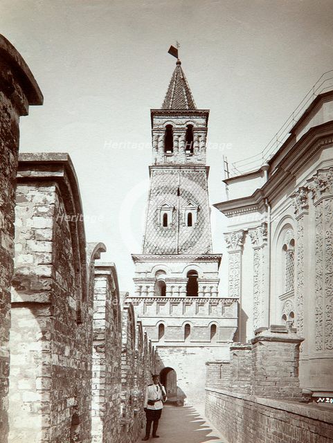 The Armoury (Oruzheynaya) Tower in the Kremlin, Moscow, Russia, before 1889. Artist: Ivan Fyodorovich Borschchevsky