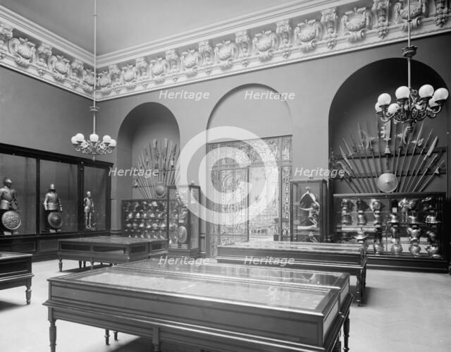 The Armor room, Metropolitan Museum of Art, New York, c1907. Creator: Unknown.