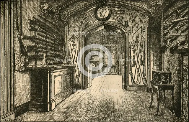 'The Armory at Abbotsford', 1882. Creator: Unknown.