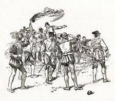 The Armada in Sight c1900. Creator: Howard Davie