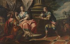 The arming of Erminia, between 1710 and 1767. Creator: Gaspare Diziani