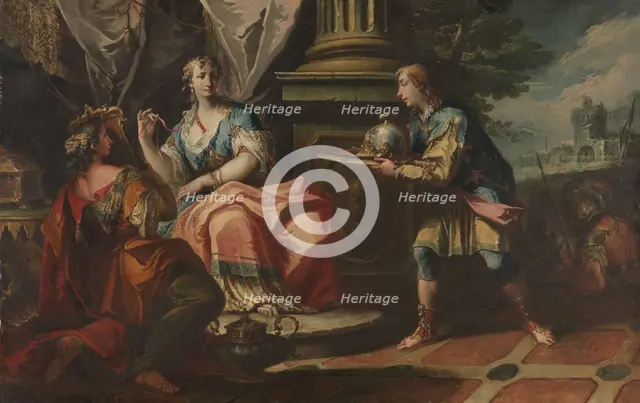 The arming of Erminia, between 1710 and 1767. Creator: Gaspare Diziani.