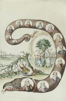 The Arminian Serpent, 1710-1720. Creator: Anon