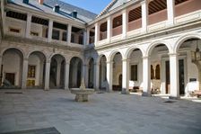 The Arms Courtyard (Patio de Armas) in the Alcazar of Segovia, Segovia, Spain, 2007. Creator: Samuel Magal