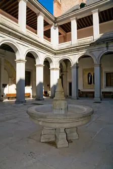 The Arms Courtyard (Patio de Armas) in the Alcazar of Segovia, Segovia, Spain, 2007. Creator: Samuel Magal