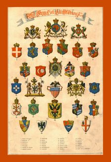 The Arms of All Nations 1858. Creator: Unknown