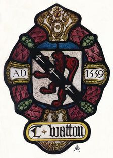 The Arms of Thomas Watton c1900, (1936)
