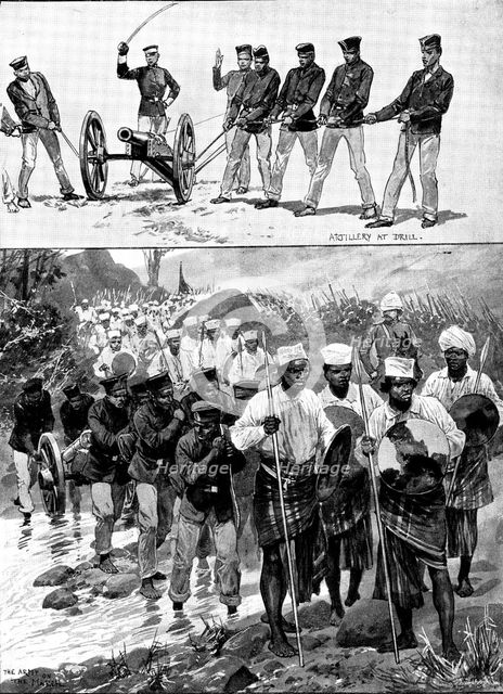 The Army of Madagascar, 1895. Creator: George Meisenbach.