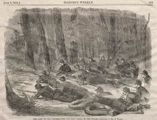 The Army of the Potomac - Our Outlying Picket in the Woods, 1862. Creator: Winslow Homer (American, 1836-1910)