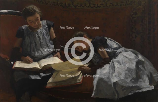 The Arntzenius Sisters, 1895. Creator: Tholen, Willem Bastiaan (1860-1931).