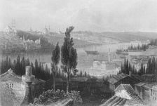 The Arsenal from Pera c1838. Artist: Samuel Bradshaw