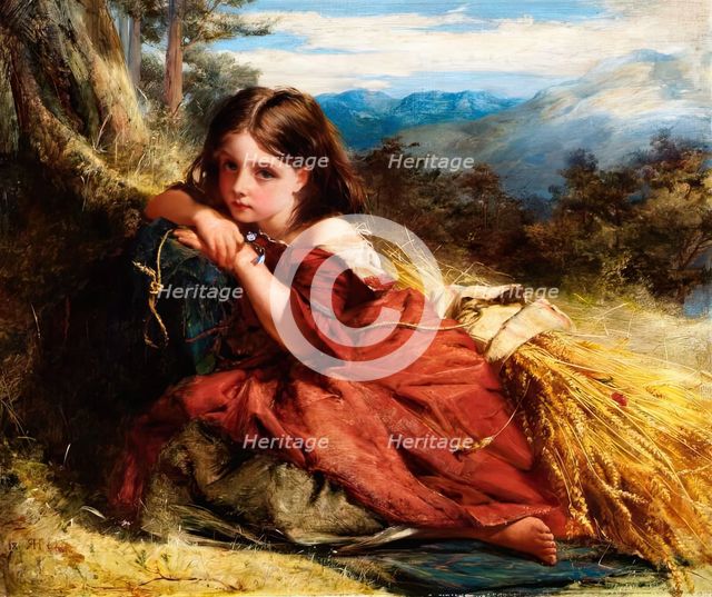 The Arrochar Gleaner, 1862. Creator: Robert Herdman.