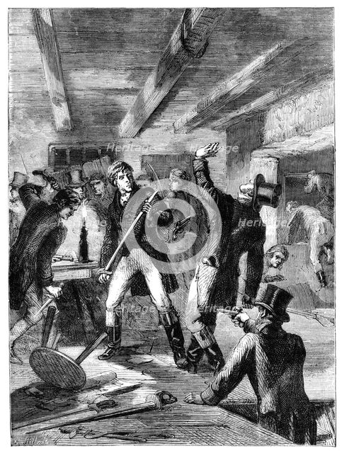 The arrest of the Cato Street conspirators, 1820 (c1895). Artist: Unknown