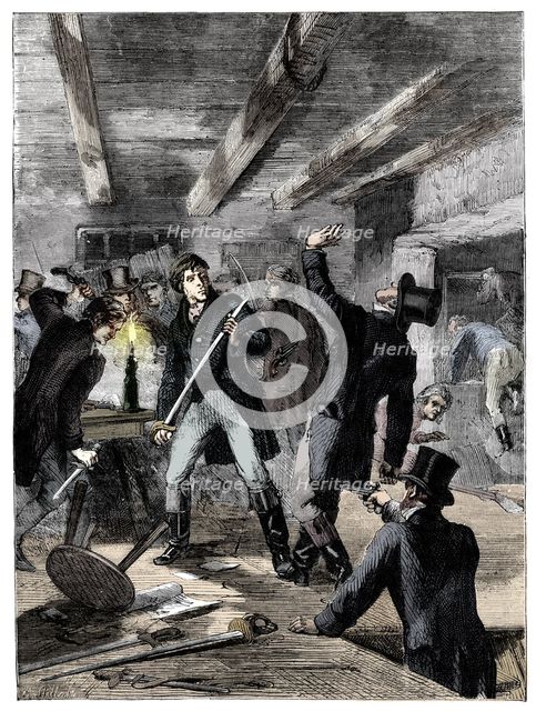 The arrest of the Cato Street conspirators, 1820 (c1895). Artist: Unknown.