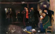 The Arrest of a Propagandist 1880-1889, (1965). Creator: Il'ya Repin