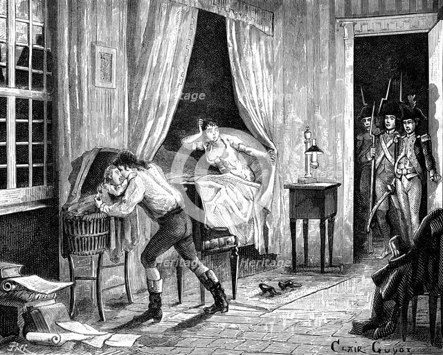The arrest of Camille Desmoulins, 31st march 1794 (1882-1884). Artist: Unknown