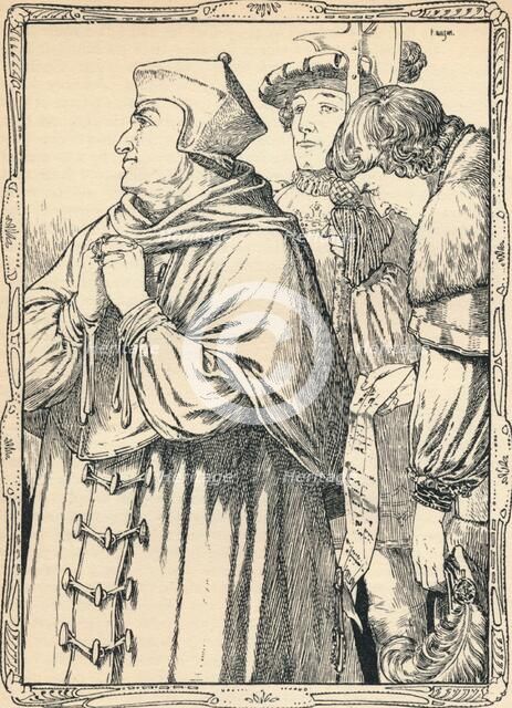 The Arrest of Cardinal Wolsey, 1902. Artist: Patten Wilson