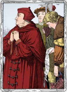 The Arrest of Cardinal Wolsey, 1902. Artist: Patten Wilson