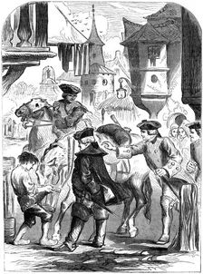 The arrest of Charles Belleisle at Elbingerode, Germany, 1744 (19th century)