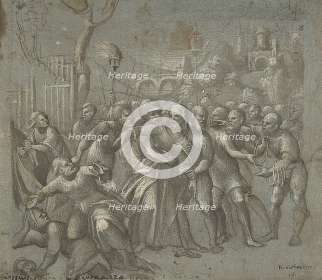 The Arrest of Christ, ca. 1545-46. Creator: Niccolo Giolfino.