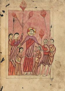 The Arrest of Christ; Gospel Book, 1583. Creator: Unknown