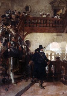 The Arrest of Councillor Broussel 26th August, 1648 (19th/early 20th century). Artist: Jean-Paul Laurens