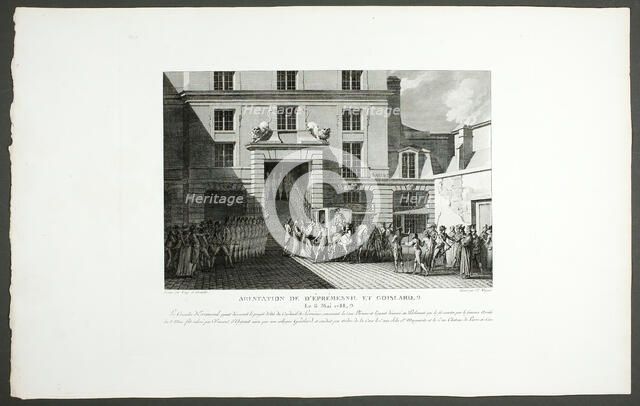The Arrest of Éprémesnil and Goislard, 1798-1804. Creator: Claude Niquet I.