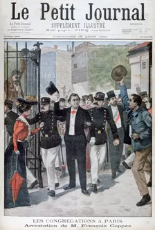 The arrest of Francois Coppee, 1902