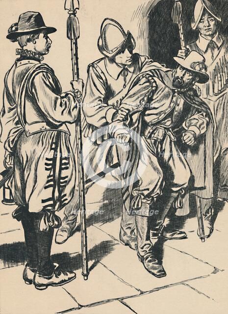 'The Arrest of Guy Fawkes', c1907. Creator: Unknown.