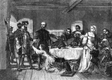 The arrest of John Brown of Ashford, a Lollard, 1517, (1856). Artist: Alexander Johnston