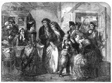 "The Arrest of Louis XVI. and his family, at Varennes, in June, 1791"..., 1854. Creator: Unknown