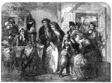 "The Arrest of Louis XVI. and his family, at Varennes, in June, 1791"..., 1854. Creator: Unknown