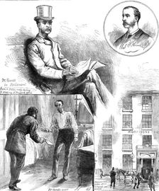 The arrest of Mr. C. S. Parnell, M.P., at Morrison's Hotel, Dublin, 1881. Creator: Unknown