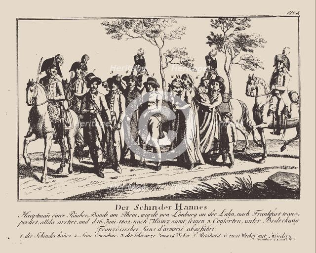 The arrest of Schinderhannes, 1802. Creator: Anonymous.
