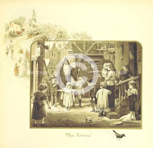 The Arrival, 1894. Creator: Eliza F. Manning.
