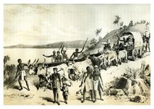 The Arrival at Lake Ngami 1883