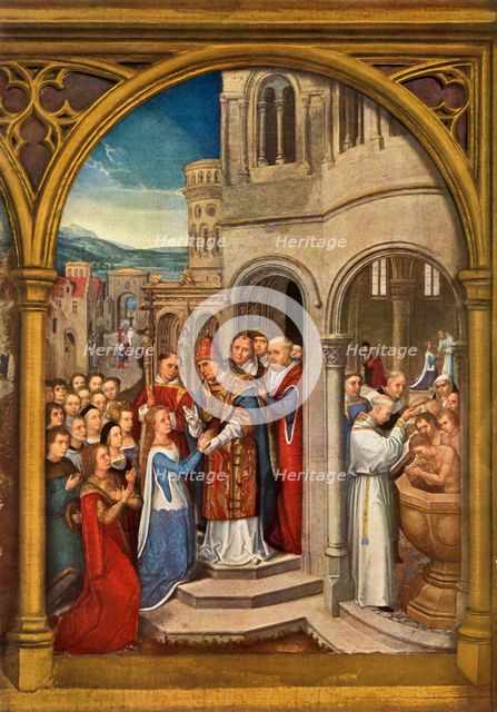 'The Arrival in Rome', 1489. Creator: Hans Memling.
