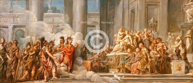 The Arrival of Aeneas in Carthage, between 1772 and 1774. Creator: Jean Bernard Restout.