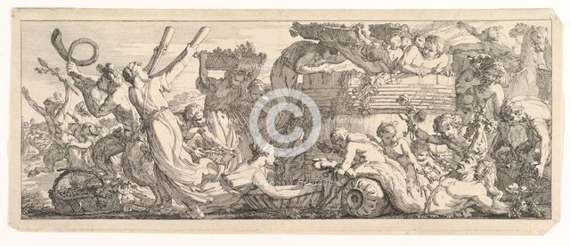 The Arrival of the Wine Vat, ca.1755. Creator: Joseph-Marie Vien the Elder.