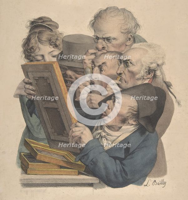 The Art Connoisseurs, 1823-28. Creator: Louis Leopold Boilly.