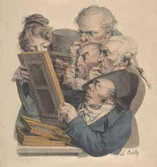 The Art Connoisseurs, 1823-28. Creator: Louis Leopold Boilly
