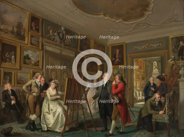 The Art Gallery of Jan Gildemeester Jansz, 1794-1795. Creator: Adriaan De Lelie.
