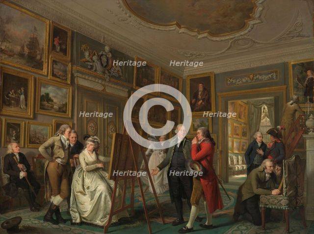The Art Gallery of Jan Gildemeester Jansz, 1794-1795. Creator: Adriaan De Lelie.
