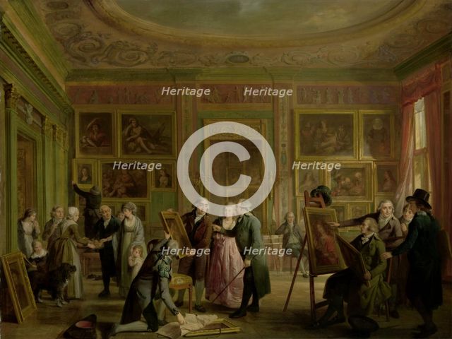 The Art Gallery of Josephus Augustinus Brentano, c.1790-c.1799. Creator: Adriaan De Lelie.