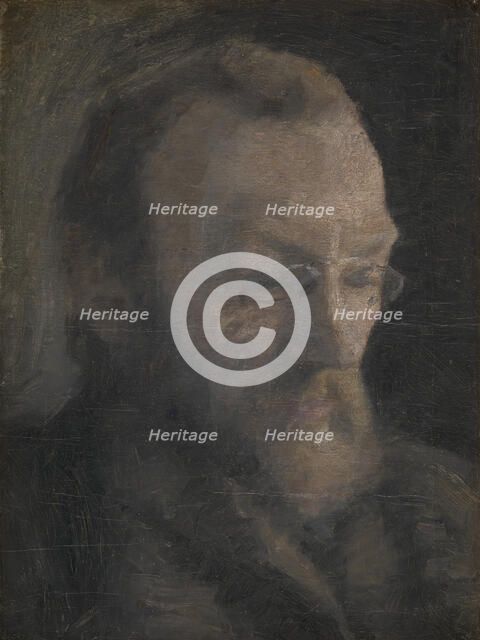 The art historian Karl Madsen, later Director of Statens Museum for Kunst, 1890. Creator: Vilhelm Hammershøi.