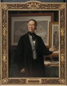 The Art Historian Niels Lauritz Hoyen, 1868. Creator: Wilhelm Marstrand