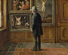 The Art Lover, 1884. Creator: Henri Jean Augustin de Braekeleer